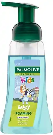 Amcal Pharmacies Palmolive Kids Bluey Foaming Hand Wash Cheeky Berry offer