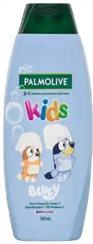 Amcal Pharmacies Palmolive Kids 3 in 1 Bluey Shampoo, Conditioner & Body Wash offer
