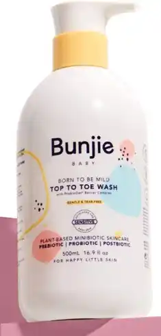 Amcal Pharmacies Bunjie Baby Top To Toe Wash offer