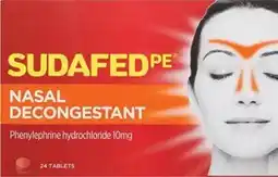 Discount Drug Stores Sudafed PE Nasal Decongestant 24 Tablets offer