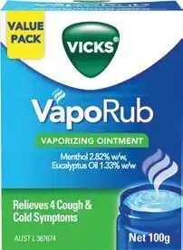 Discount Drug Stores Vicks VapoRub Vapourising Ointment Value Pack offer