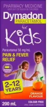 Amcal Pharmacies Dymadon For Kids 2-12 Years Orange offer
