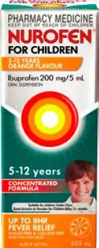 Amcal Pharmacies Nurofen For Children 5-12 Years Orange offer