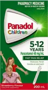 Amcal Pharmacies Panadol Children 5-12 Years Strawberry offer
