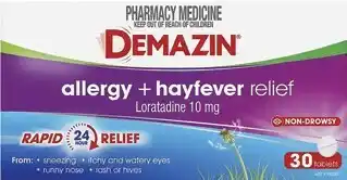 Amcal Pharmacies Demazin Allergy + Hayfever Relief 30 Tablets offer