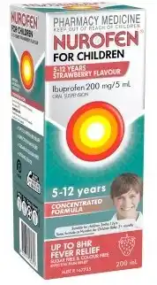 Discount Drug Stores Nurofen For Children 5-12 Years Strawberry offer