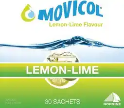 Amcal Pharmacies Movicol Lemon Lime Powder 30 Sachets offer