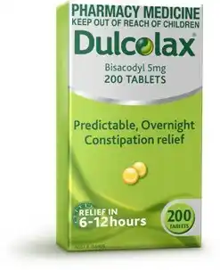 Amcal Pharmacies Dulcolax Laxatives 5mg 200 Tablets offer