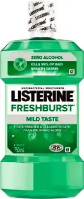 Amcal Pharmacies Listerine Mouthwash Freshburst Zero offer