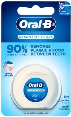 Amcal Pharmacies Oral-B Dental Floss Waxed Mint 50m offer