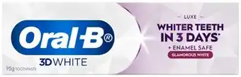 Discount Drug Stores Oral-B 3D White Luxe Glamorous White Toothpaste offer