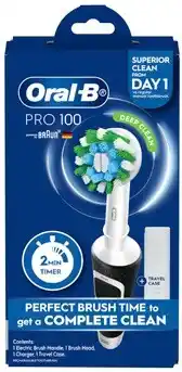 Discount Drug Stores Oral-B Pro 100 Deep Clean Electric Toothbrush offer