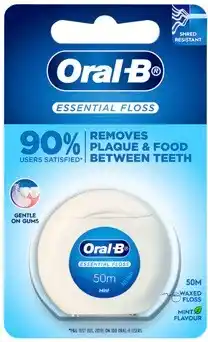Discount Drug Stores Oral-B Dental Floss Waxed Mint 50m offer