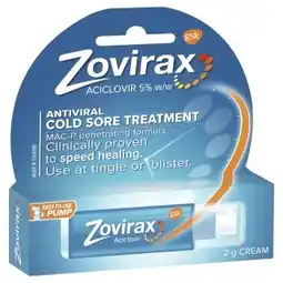 Discount Drug Stores Zovirax Cold Sore Cream Tube offer