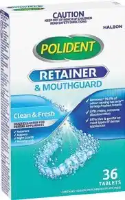 Discount Drug Stores Polident Retainer & Mouthguard Cleanser 36 Tablets offer