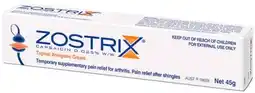 Amcal Pharmacies Zostrix Topical Analgesic Cream offer