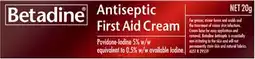 Amcal Pharmacies Betadine Antiseptic First Aid Cream offer