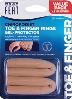 Amcal Pharmacies Neat Feat Toe & Finger Rings Gel-Protector offer