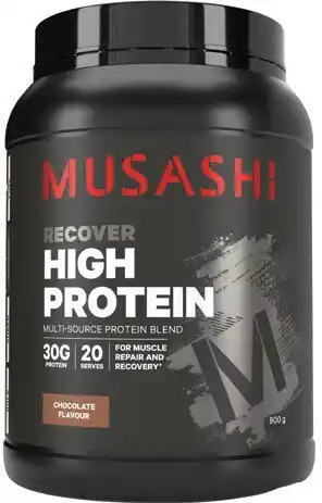 Discount Drug Stores Musashi High Protein Chocolate Flavour offer