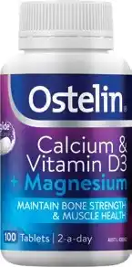 Discount Drug Stores Ostelin Calcium & Vitamin D3 + Magnesium 100 Tablets offer