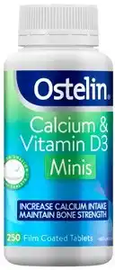 Discount Drug Stores Ostelin Calcium & Vitamin D3 Minis 250 Tablets offer