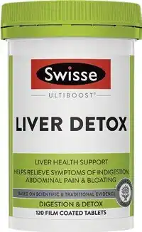 Amcal Pharmacies Swisse Ultiboost Liver Detox 120 Tablets offer