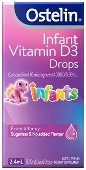 Amcal Pharmacies Ostelin Infant Vitamin D3 Drops offer
