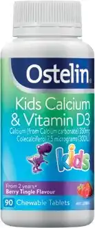 Amcal Pharmacies Ostelin Kids Calcium & Vitamin D3 Chewable 90 Tablets offer