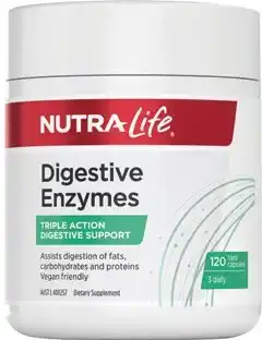 Amcal Pharmacies Nutra-Life Digestive Enzymes 120 Capsules offer