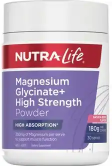 Amcal Pharmacies Nutra-Life Magnesium Glycinate+ High Strength Powder offer