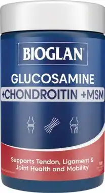 Discount Drug Stores Bioglan Glucosamine + Chondroitin + MSM 180 Tablets offer