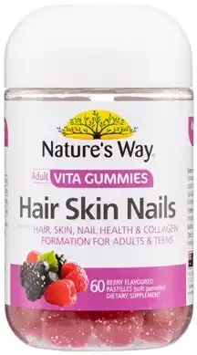Discount Drug Stores Nature’s Way Adult Vita Gummies Hair Skin Nails 60 Pastilles offer