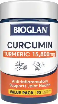 Amcal Pharmacies Bioglan Curcumin Turmeric 15,800mg 90 Tablets offer