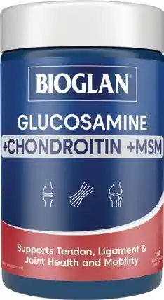 Amcal Pharmacies Bioglan Glucosamine + Chondroitin + MSM 180 Tablets offer