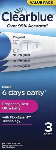 Discount Drug Stores Clearblue Ultra Early Pregnancy Test offer