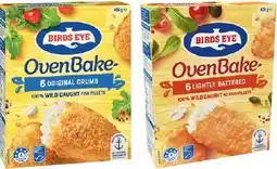 IGA Birds Eye Oven Bake Fish Fillets Selected Varieties offer