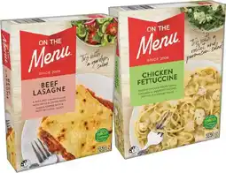 IGA On The Menu Frozen Meal Selected Varieties offer