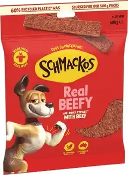 IGA Schmackos Strapz Dog Treats Selected Varieties offer