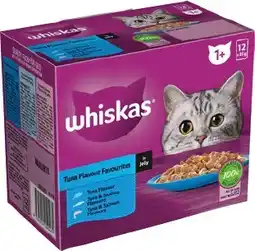 IGA Whiskas Favourites Wet Cat Food Selected Varieties offer