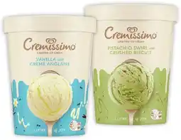IGA Streets Cremissimo Ice Cream Selected Varieties offer
