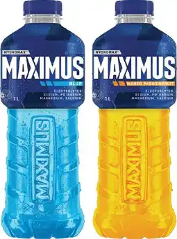 IGA Maximus Sports Drink Selected Varieties offer
