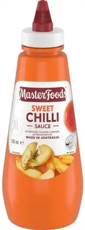IGA MasterFoods Sweet Chilli Squeezy Sauce offer