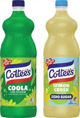 IGA Cottee’s Cordial Selected Varieties offer