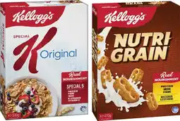 IGA Kellogg’s Nutri‑Grain 470g or Special K Original 500g offer