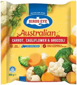 IGA Birds Eye Snap Frozen Vegetables Selected Varieties offer