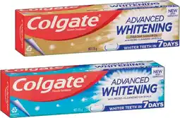 IGA Colgate Advanced Whitening Toothpaste Selected Varieties offer