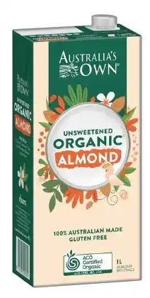 IGA Australia’s Own Organic Almond Milk Selected Varieties offer