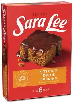 IGA Sara Lee Pudding 475g, Cheesecake 360-425g or Mini Cup 280-320g Selected Varieties offer