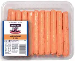 IGA Slapes & Sons BBQ Sausages offer