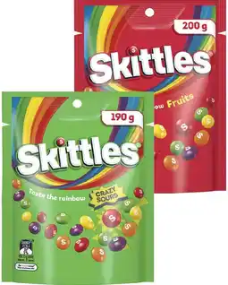 IGA Skittles Share‑200g Selected Varieties offer